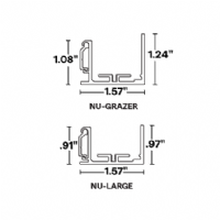 U Brackets Dimensions
