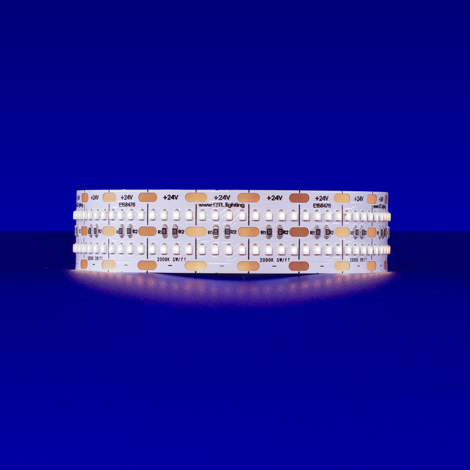 Double Row Static White