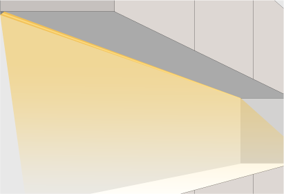 Under Cabinet Back Wall Wash/Graze